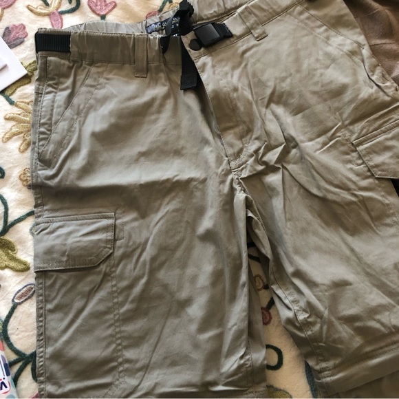 NWOT Men’s Convertible Hiking Tan Pants/shorts Lx32 - Picture 5 of 7